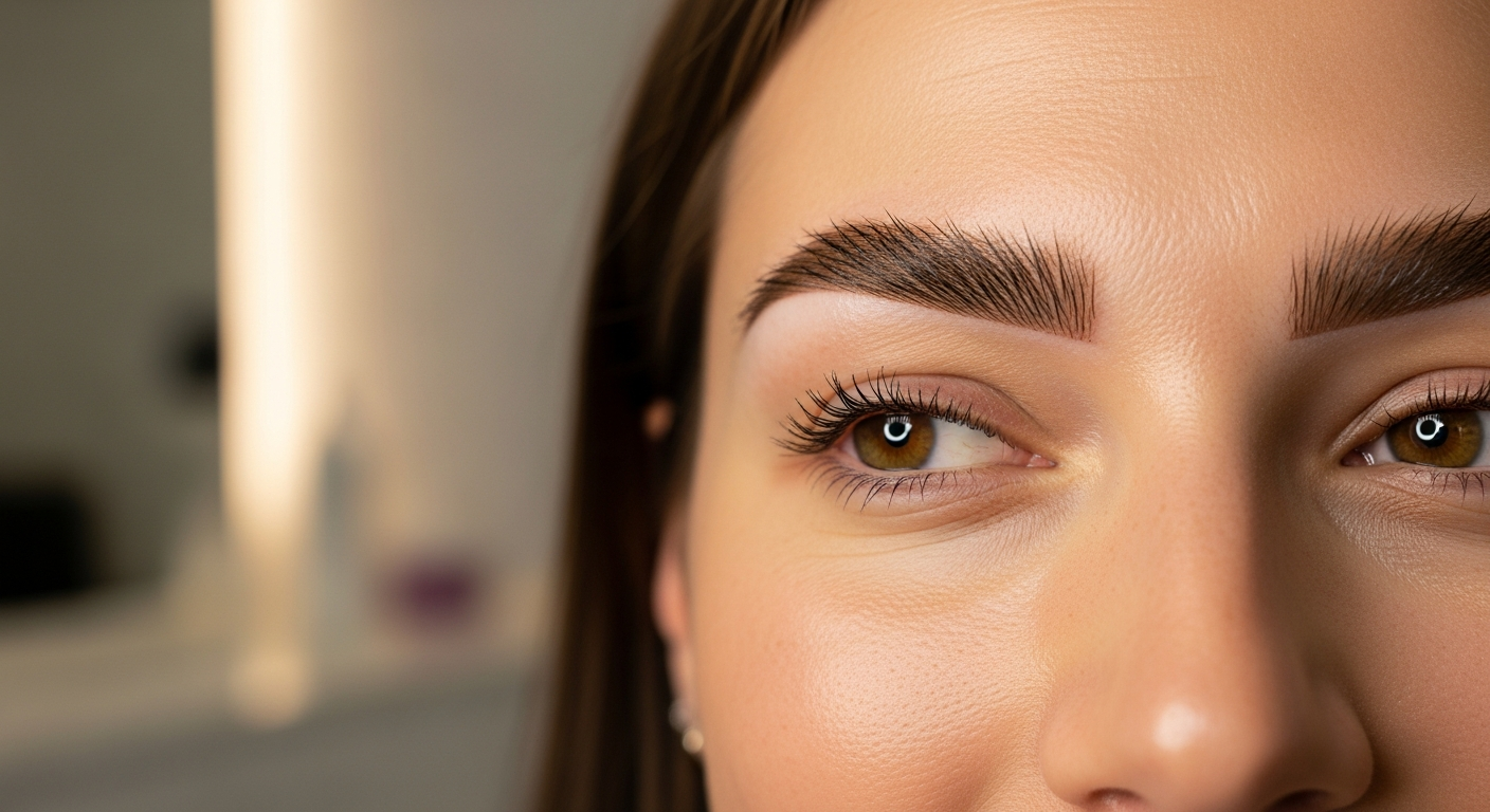 Sopracciglia perfette e naturali dopo il microblading a Palermo presso La Manicure, via Principe di Paternò 200.