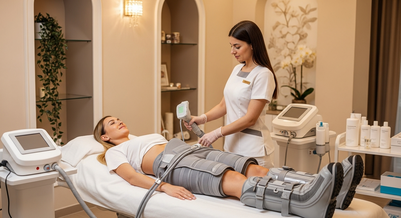 Estetista professionale esegue trattamenti rimodellanti corpo a Palermo presso il centro estetico La Manicure.